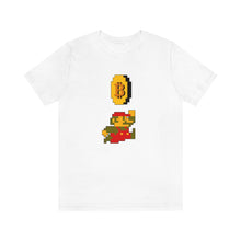 Load image into Gallery viewer, Mario Collecting Bitcoin | T-Shirt | Unisex
