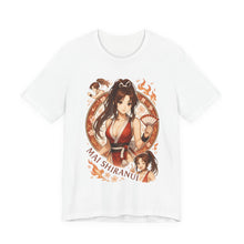 Load image into Gallery viewer, Mai Shiranui Flames of Battle Graphic Tee (Unisex) White