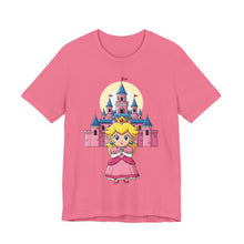 Load image into Gallery viewer, Chibi Princess Peach Castle – Cute Gamer Tee (Unisex) Charity Pink