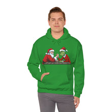 Load image into Gallery viewer, Santa vs Grinch – Christmas Arm Wrestle Hoodie (Unisex)