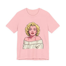 Load image into Gallery viewer, Marilyn Monroe Vector Art Unisex Graphic Tee Pink