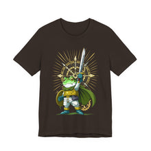 Load image into Gallery viewer, Frog – Chrono Trigger Hero Retro Video Game Tee (Unisex) Brown
