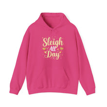 Load image into Gallery viewer, Sleigh All Day – Festive Christmas Pullover Hoodie Heliconia