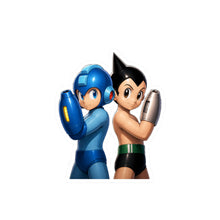 Load image into Gallery viewer, Mega Man x Astro Boy Die-Cut Vinyl Sticker