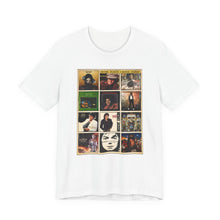Load image into Gallery viewer, Michael Jackson Album Discography Graphic Tee (Unisex) White