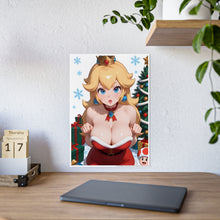 Load image into Gallery viewer, Mrs. Claus Princess Peach – Christmas Fantasy Poster Art