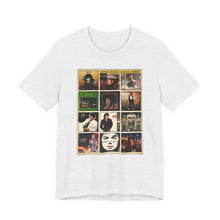 Load image into Gallery viewer, Michael Jackson Album Discography Graphic Tee (Unisex) Ash