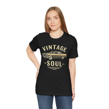 Load image into Gallery viewer, Vintage Soul – Classic Car Enthusiast Graphic Tee (Unisex)