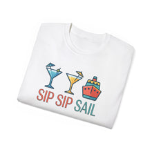 Load image into Gallery viewer, Sip Sip Sail - Trip Graphic Tee (Unisex)