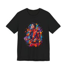 Load image into Gallery viewer, Michael Jackson Thriller Dance Pose – Abstract Unisex Graphic Tee Black
