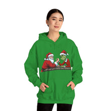 Load image into Gallery viewer, Santa vs Grinch – Christmas Arm Wrestle Hoodie (Unisex)