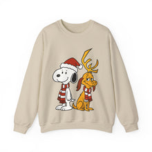 Load image into Gallery viewer, Snoopy x Max – Cute Christmas Crossover Sweatshirt Sand
