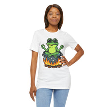 Load image into Gallery viewer, Zen Frog &quot;This Is Fine&quot; Yoga Pose Graphic Tee
