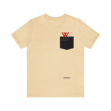 Load image into Gallery viewer, Pocket Fit | 2 | Hashtag Vizewls T-Shirt
