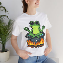 Load image into Gallery viewer, Zen Frog &quot;This Is Fine&quot; Yoga Pose Graphic Tee
