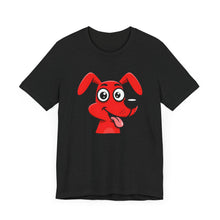 Load image into Gallery viewer, Woofy Red Puppy Unisex Tee

