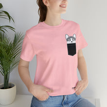 Load image into Gallery viewer, Kitty - Pocket Design T-Shirt | Unisex