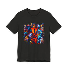 Load image into Gallery viewer, Michael Jackson Thriller Zombies – Artsy Paint Style Unisex Graphic Tee Black Heather