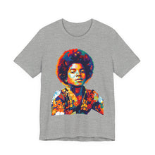 Load image into Gallery viewer, Young Michael Jackson Artsy Unisex Graphic Tee Athletic Heather