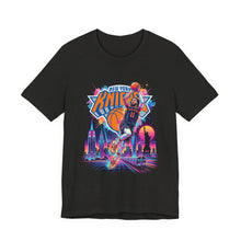 Load image into Gallery viewer, Brunson Knicks Retro City Dunk T-Shirt Black Heather