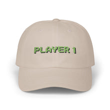 Load image into Gallery viewer, Player 1 – Gamer Mode Dad Cap (Unisex) Stone One size