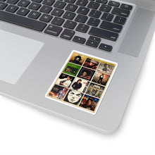 Load image into Gallery viewer, Michael Jackson Album Collage Kiss-Cut Sticker 3" × 3" White