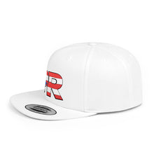 Load image into Gallery viewer, Snapback Hat - PR Puerto Rico Flag Flat Bill Snapback
