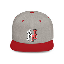 Load image into Gallery viewer, Mets x Yankees Split Snapback Hat One size Heather Grey Red
