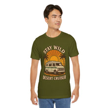 Load image into Gallery viewer, Stay Wild, Desert Cruiser – Retro Adventure Tee (Unisex)
