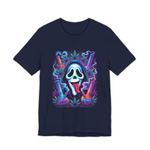 Load image into Gallery viewer, Psychedelic Scream Mask T-Shirt Navy