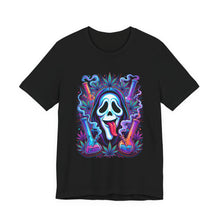 Load image into Gallery viewer, Psychedelic Scream Mask T-Shirt Black