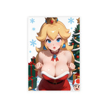 Load image into Gallery viewer, Mrs. Claus Princess Peach – Christmas Fantasy Poster Art 33.1" x 46.8" (Vertical) Glossy