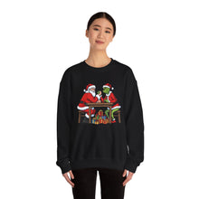 Load image into Gallery viewer, Santa vs Grinch – Christmas Arm Wrestle Sweater (Unisex)