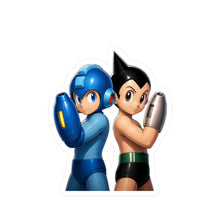 Load image into Gallery viewer, Mega Man x Astro Boy Die-Cut Vinyl Sticker