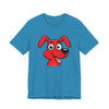 Woofy Red Puppy Unisex Tee