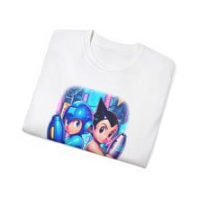 Load image into Gallery viewer, Mega Man x Astro Boy Retro Gamer Graphic Tee (Unisex)