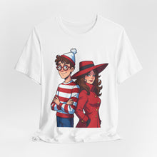 Load image into Gallery viewer, Waldo &amp; Carmen &quot;Masters of Hide &amp; Seek&quot; Tee
