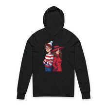 Load image into Gallery viewer, Waldo &amp; Carmen – Retro Cool Hooded Tee (Unisex) Black
