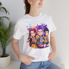 Load image into Gallery viewer, K-Pop Demon Hunters Eating Ramen – Anime Graphic Tee