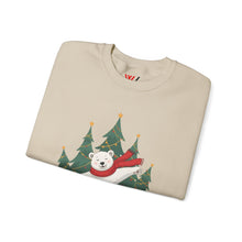 Load image into Gallery viewer, Dancing Polar Bear – Festive Holiday Sweatshirt (Unisex)