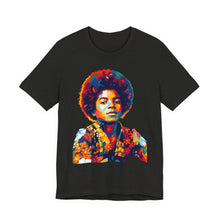 Load image into Gallery viewer, Young Michael Jackson Artsy Unisex Graphic Tee Black Heather