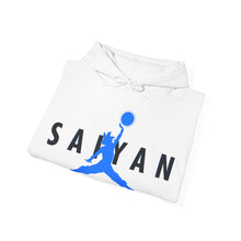 Load image into Gallery viewer, Saiyan Blue Jumpman Pullover Hoodie | Unisex
