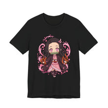 Load image into Gallery viewer, Nezuko Chibi Anime Tee – Cute Demon Slayer Shirt for Fans (4XL)