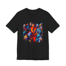 Load image into Gallery viewer, Michael Jackson Thriller Zombies – Artsy Paint Style Unisex Graphic Tee Black