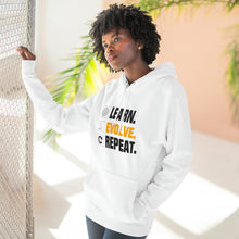 Load image into Gallery viewer, Learn Evolve Repeat Pullover Hoodie | Unisex
