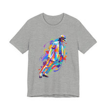 Load image into Gallery viewer, Michael Jackson Smooth Criminal Lean – Abstract Unisex Graphic Tee Athletic Heather