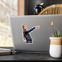 Load image into Gallery viewer, Sophie Pointers Finger Meme Die-Cut Vinyl Sticker