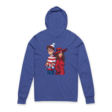 Load image into Gallery viewer, Waldo &amp; Carmen – Retro Cool Hooded Tee (Unisex) Heather True Royal