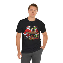 Load image into Gallery viewer, Santa vs The Grinch – Funny Christmas Graphic Tee (Unisex)