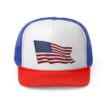 Load image into Gallery viewer, American Flag Trucker Cap

